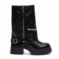 BOTÍN POLAINA MODA NEGRO