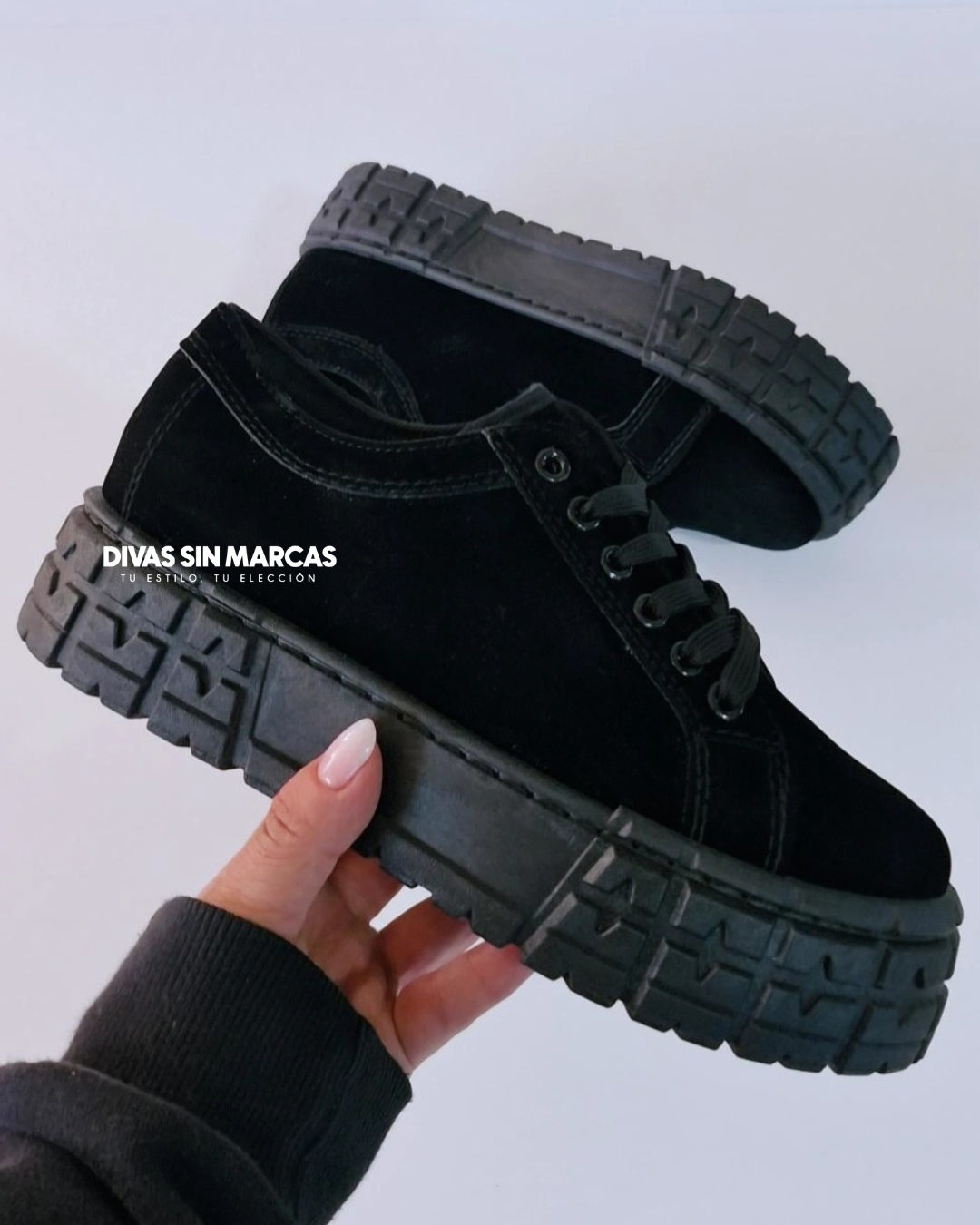 ZAPATILLA GAMUZA BLACK