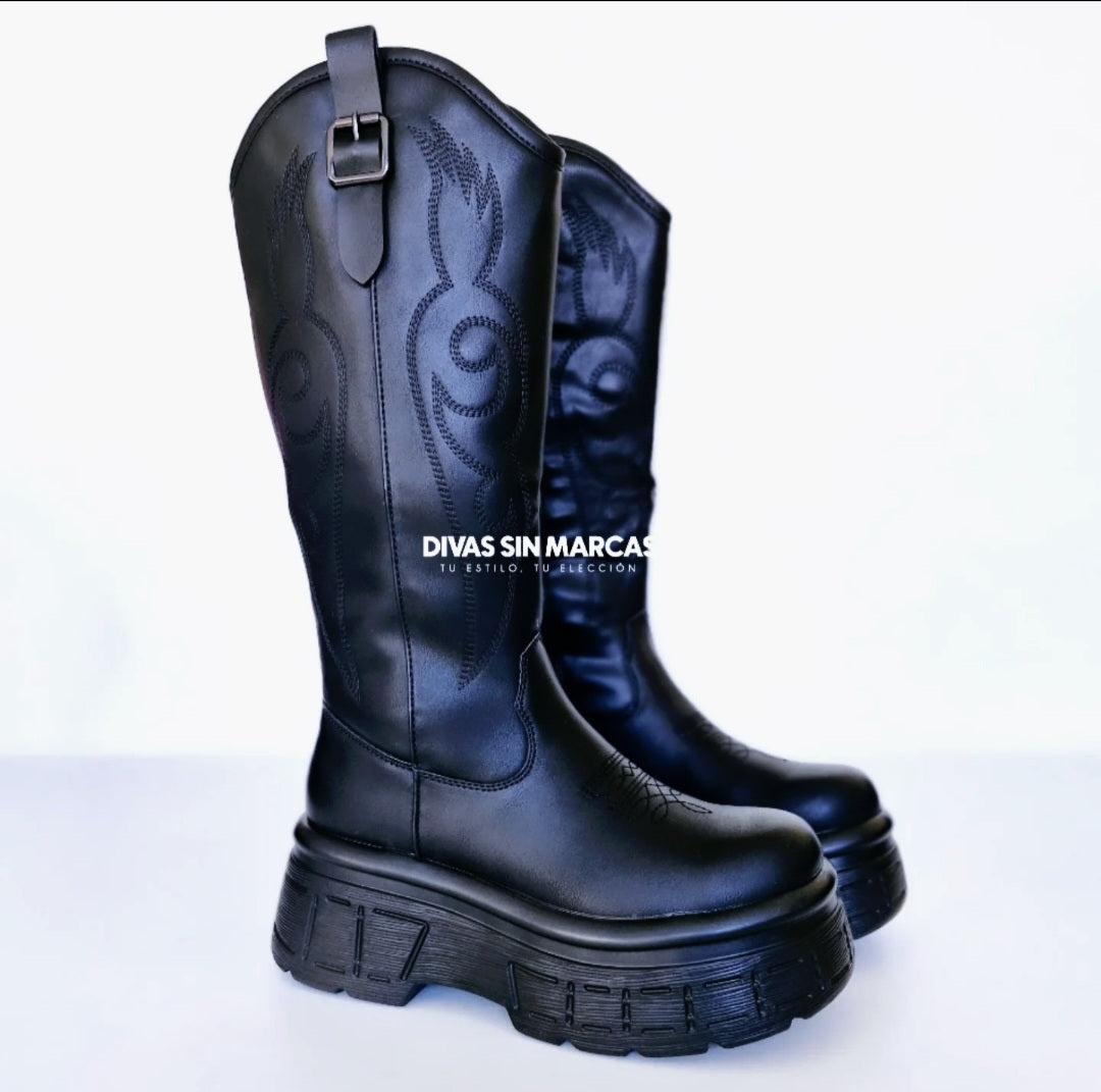 BOTA TEXANA PLATAFORMA