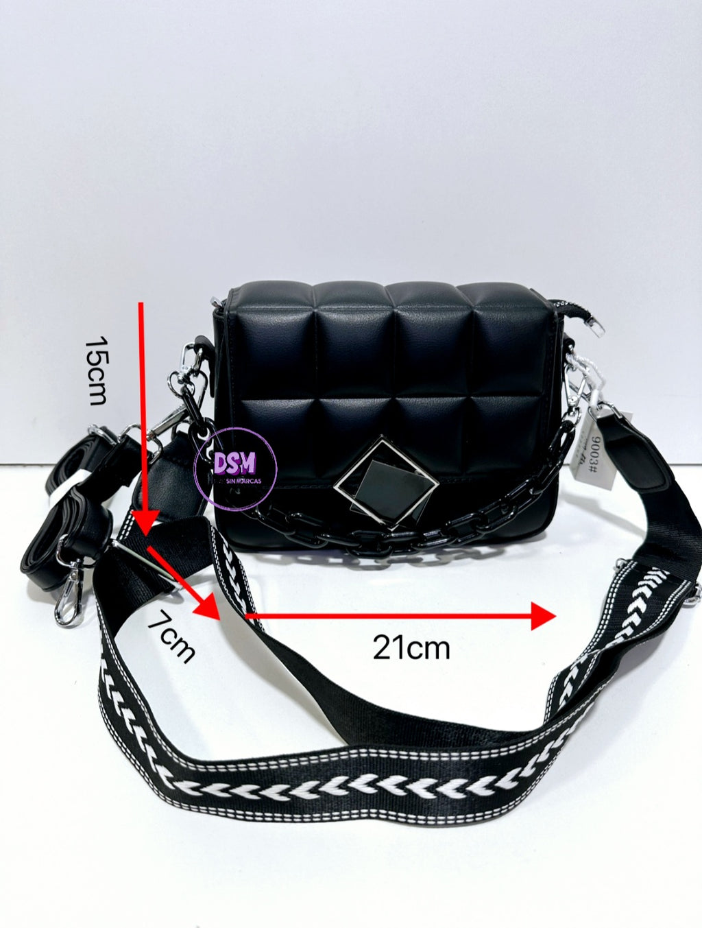 BANDOLERA NEGRA MODA