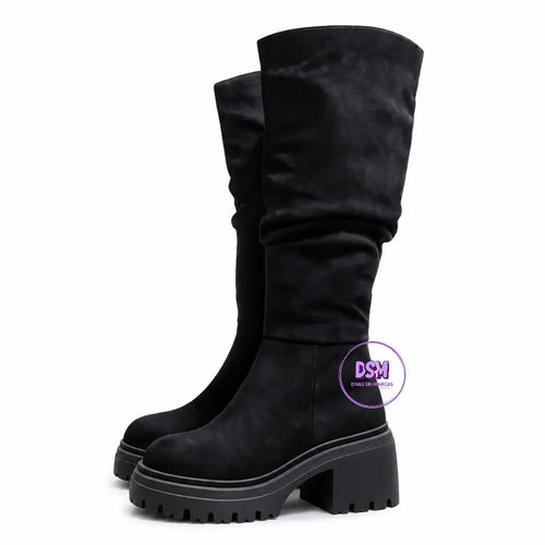BOTA GAMUZA NEGRA