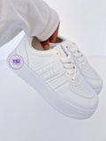 ZAPATILLA BLANCA TRENZADO