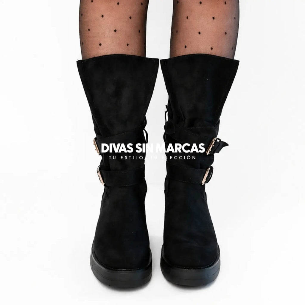 BOTA ELASTICADA GAMUZA