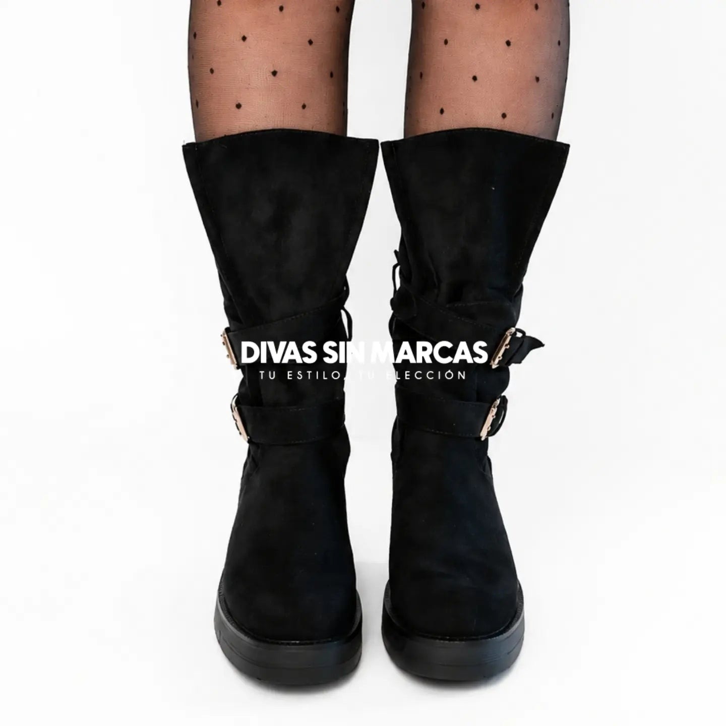 BOTA ELASTICADA GAMUZA
