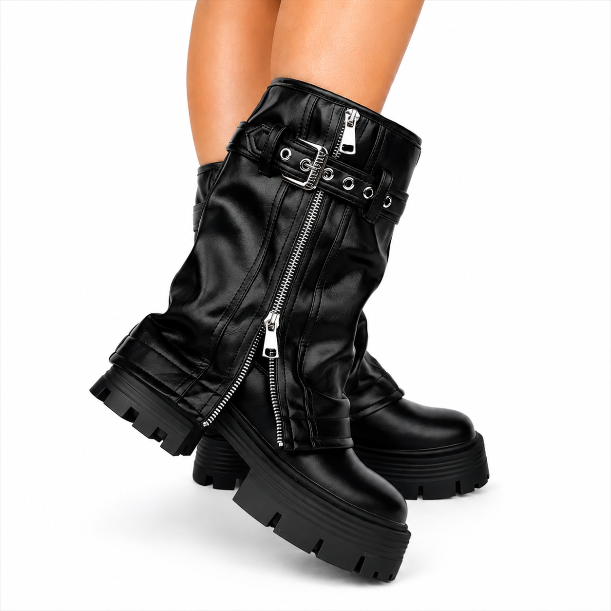 BOTA POLAINA MODA