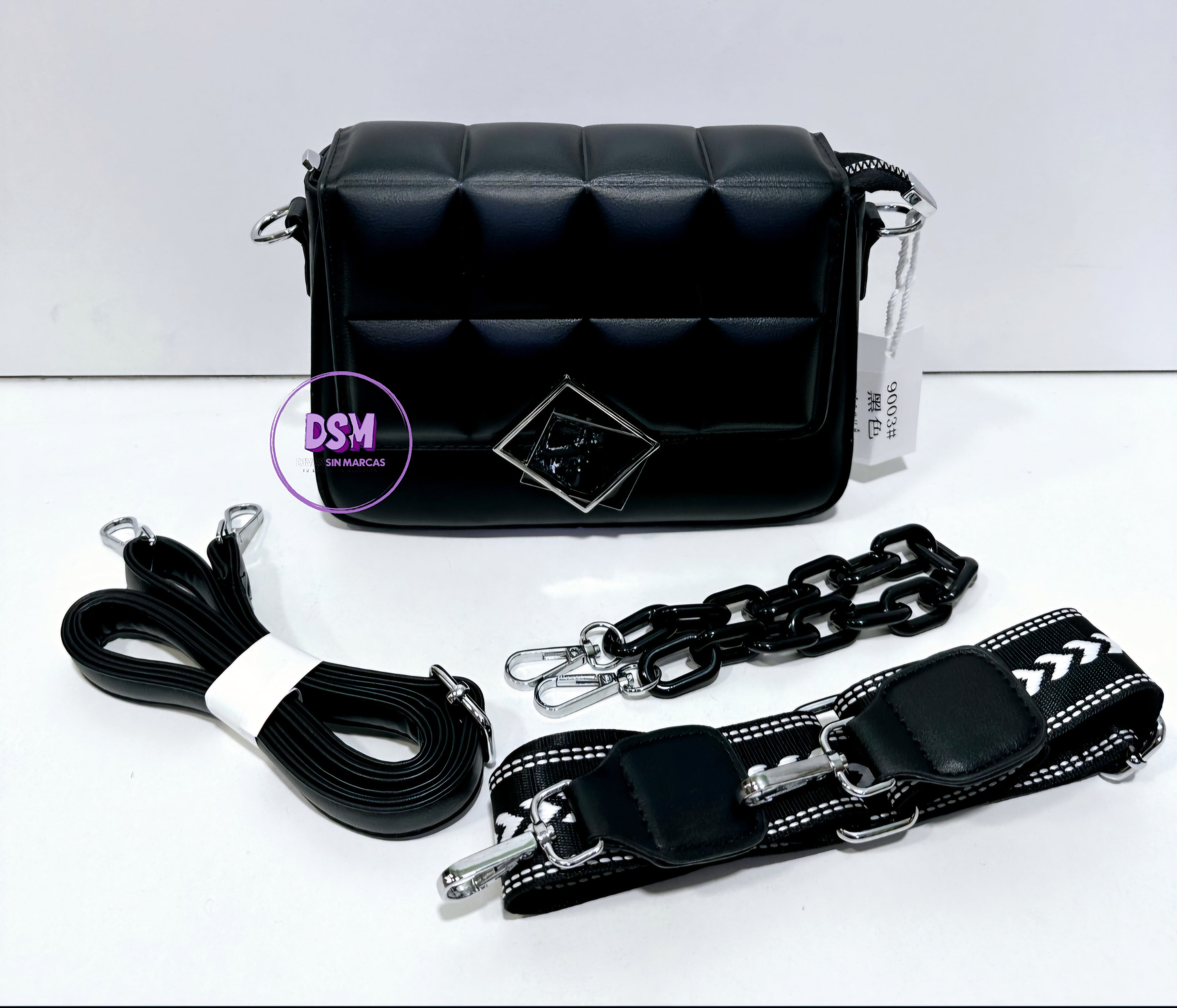 BANDOLERA NEGRA MODA