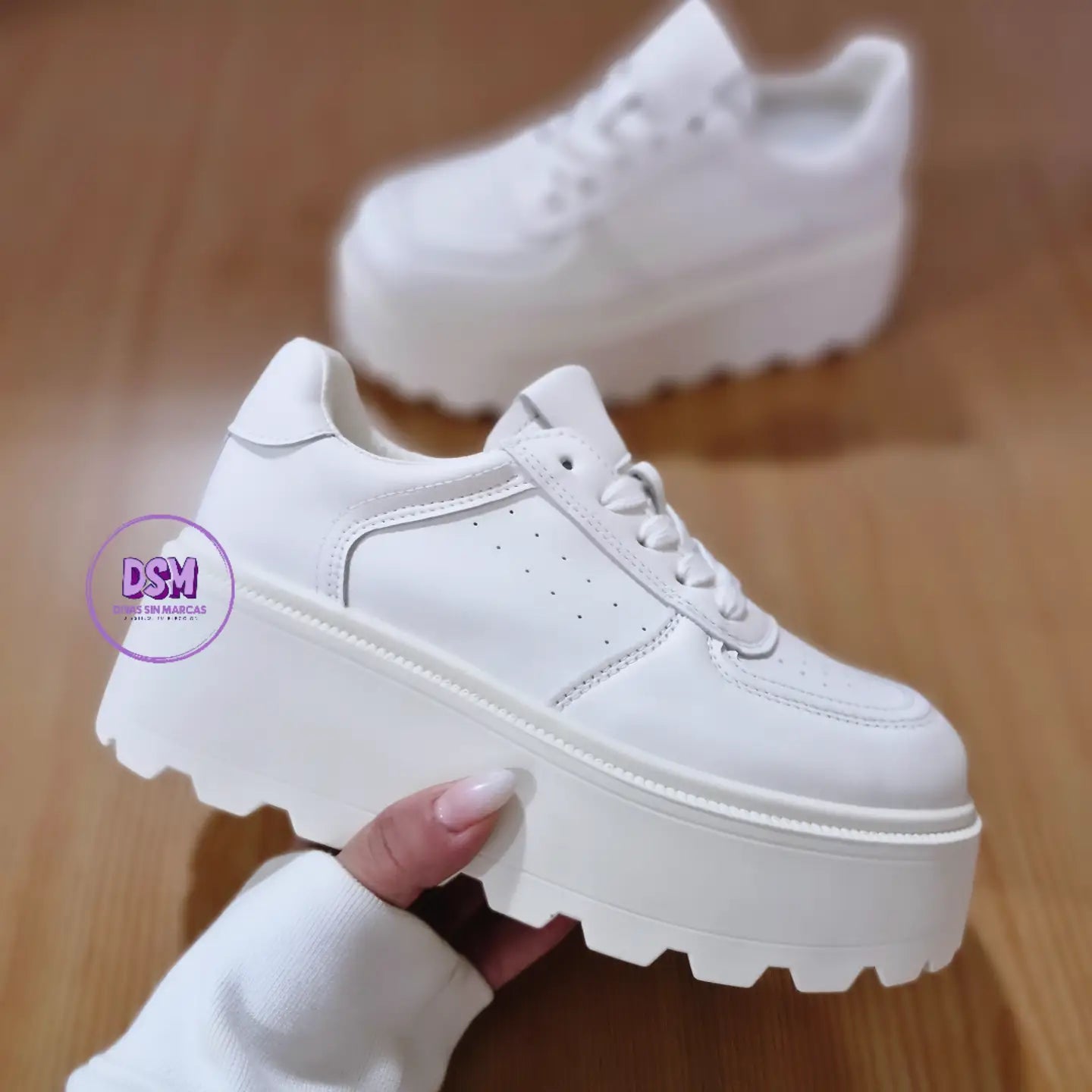 ZAPATILLA PLATAFORMA BLANCA