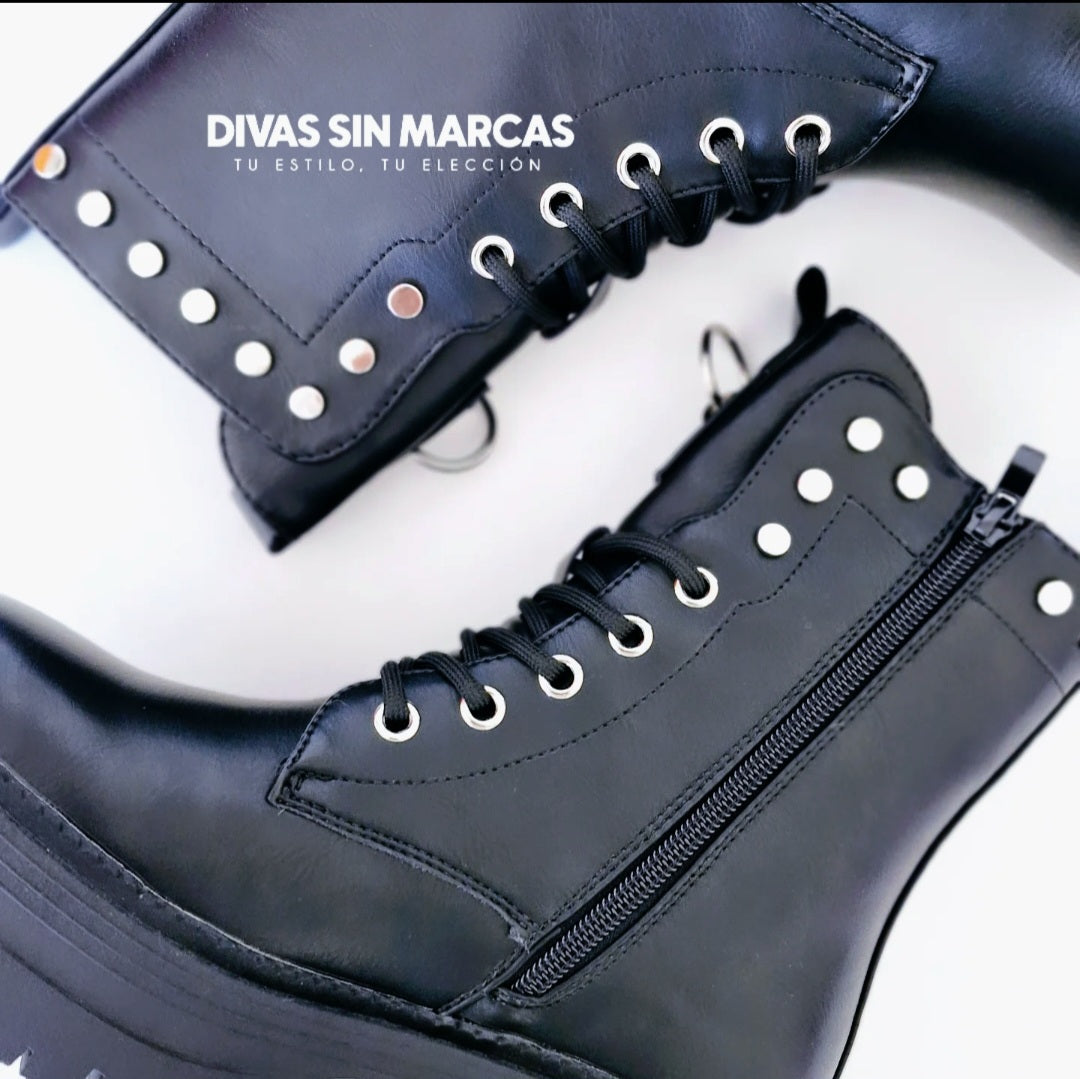 BOTIN NEGRO TACHAS