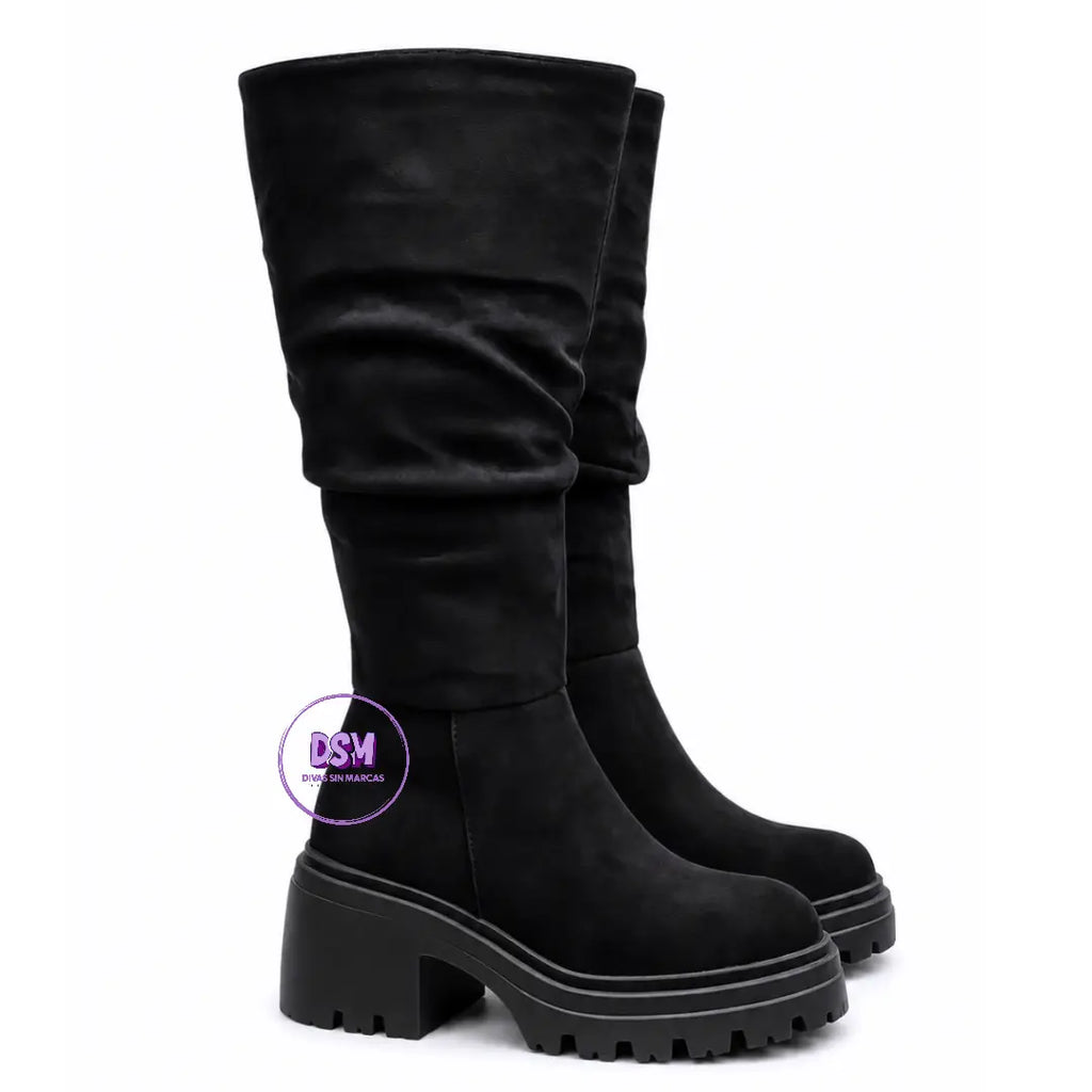 BOTA GAMUZA NEGRA