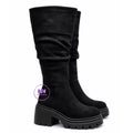 BOTA GAMUZA NEGRA