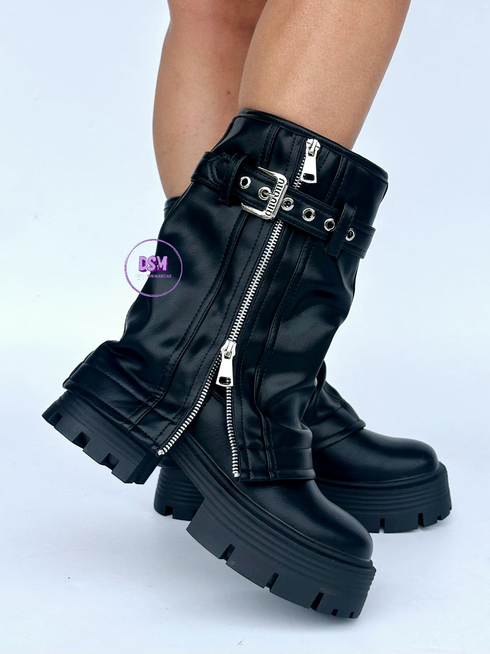 BOTA POLAINA MODA