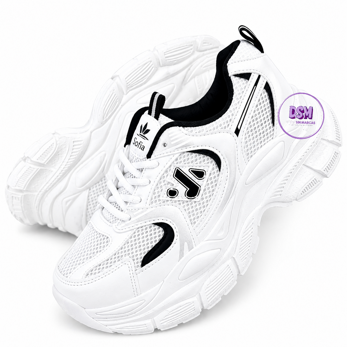 ZAPATILLA DEPORTIVA BLANCO NEGRO