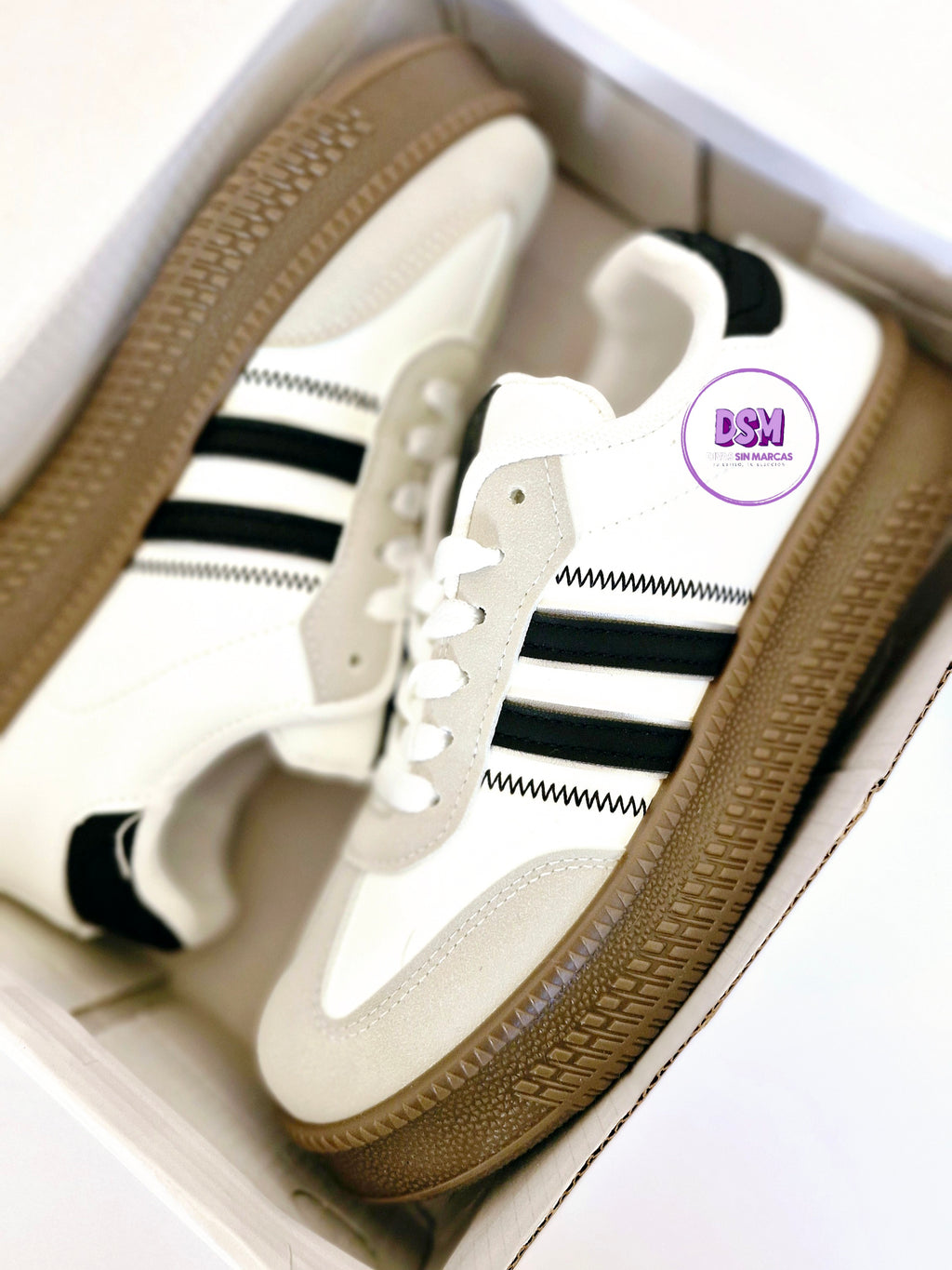 ZAPATILLA URBANA RETRO BLANCA