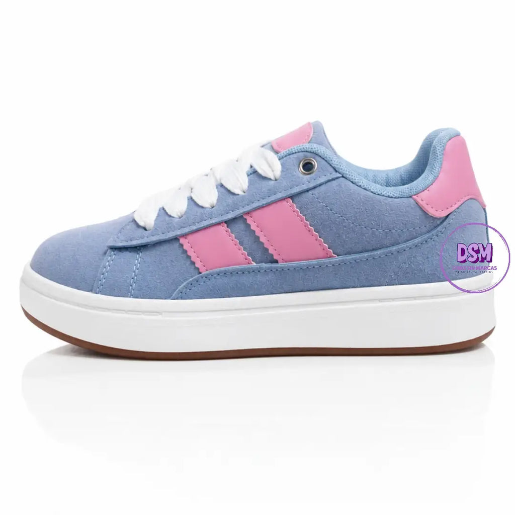 ZAPATILLA CAMP BLUE/PINK