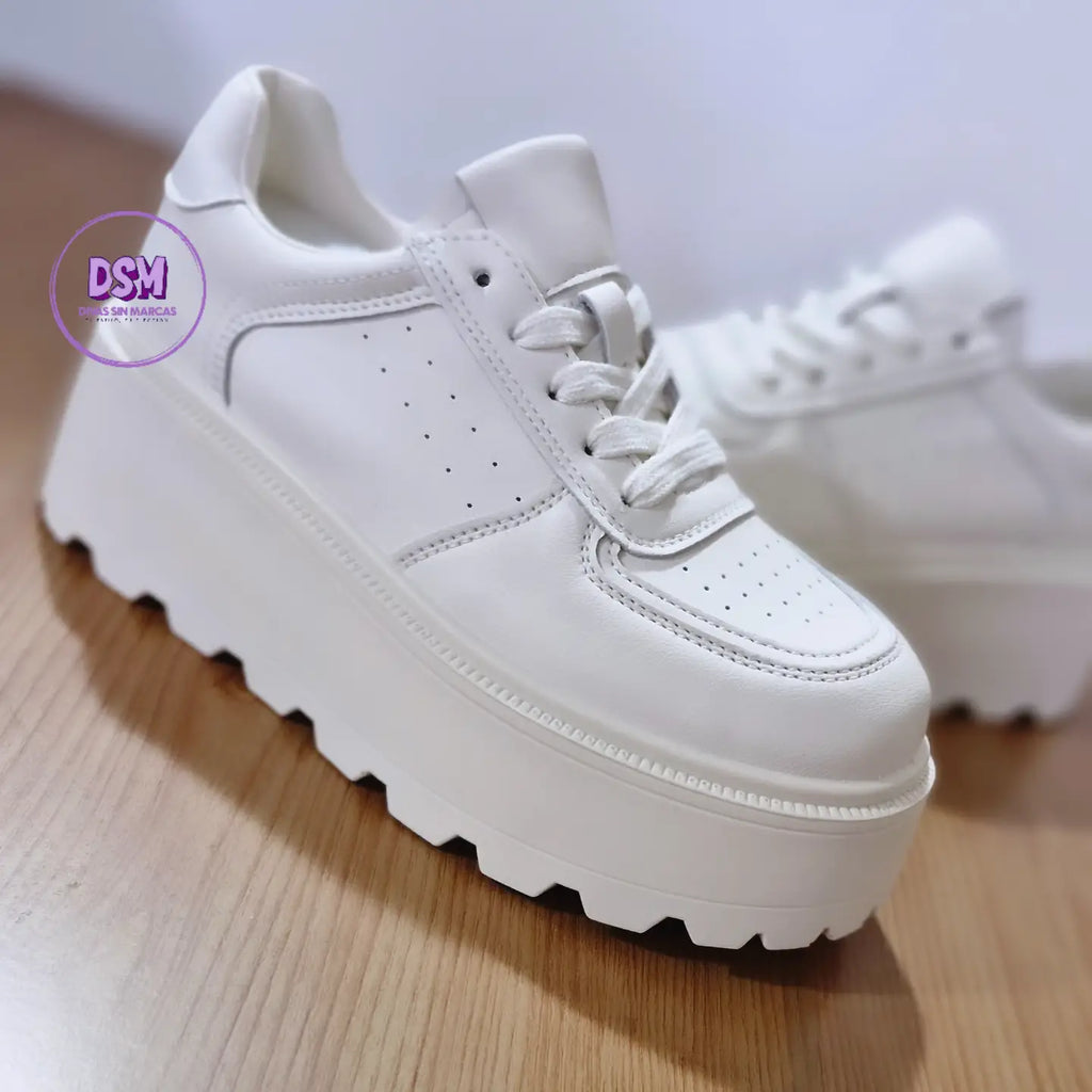 ZAPATILLA PLATAFORMA BLANCA