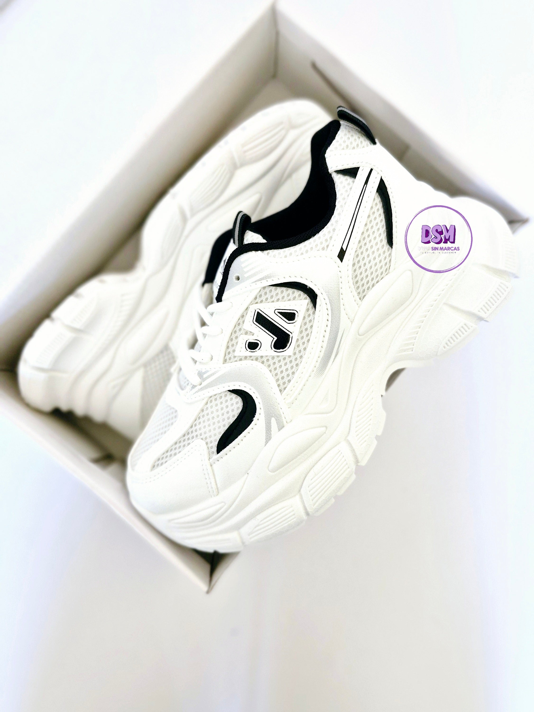 ZAPATILLA DEPORTIVA BLANCO NEGRO